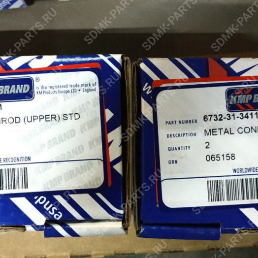 Вкладыш шатунный KOMATSU PC220-7 6732-31-3411