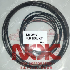 Ремкомплект редуктора колеса без сальника S210W-V (s/n: 1001-2131, старый) (NOK)